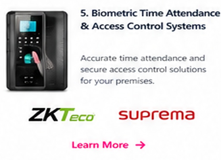Biometric Time Attendance & Access Control Systems