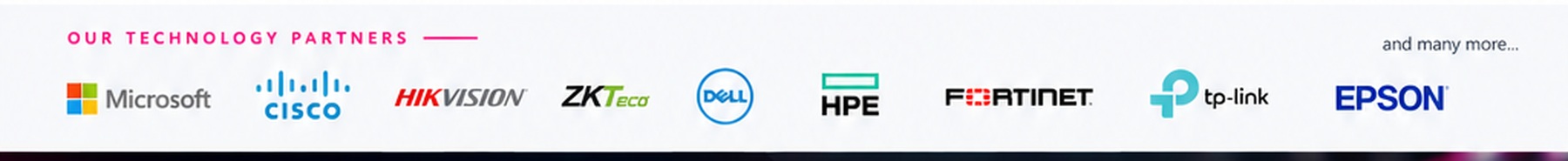 Technology partner logos